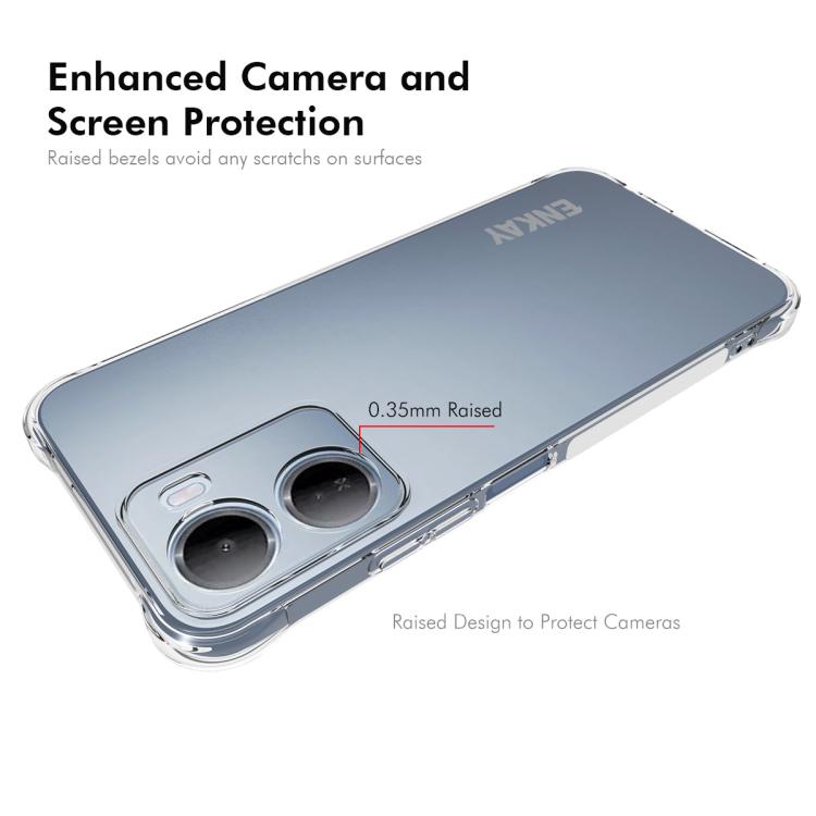 ENKAY Hat-Prince Transparent TPU Shockproof Phone Case, For Redmi 15a 5G, For Xiaomi 17T, For Xiaomi 17 Ultra, For Redmi Note 15 Pro 4G Global 163.2mm, For Redmi K90, For Redmi K90 Pro Max, For Redmi Note 15 Pro+ 5G Global 163.3mm                      ...