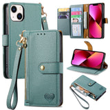 Love Zipper Lanyard Leather Phone Case, For iPhone 14 Pro Max, For iPhone 7 / 8 / SE 2022, For iPhone 13 Pro Max, For iPhone 13 Pro, For iPhone 13, For iPhone 12 / 12 Pro, For iPhone 12 Pro Max, For iPhone 11 Pro Max