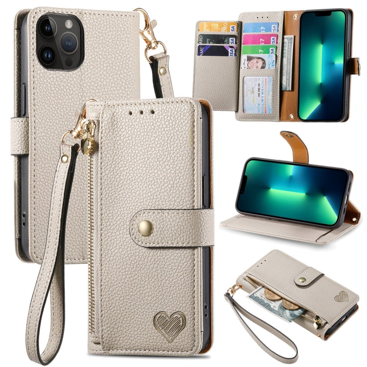 Love Zipper Lanyard Leather Phone Case, For iPhone 14 Pro Max, For iPhone 7 / 8 / SE 2022, For iPhone 13 Pro Max, For iPhone 13 Pro, For iPhone 13, For iPhone 12 / 12 Pro, For iPhone 12 Pro Max, For iPhone 11 Pro Max
