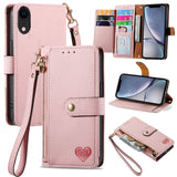 Love Zipper Lanyard Leather Phone Case, For iPhone 11, For iPhone 11 Pro, For iPhone XR, For iPhone XS Max, For iPhone 7 Plus / 8 Plus, For iPhone 6 Plus / 6s Plus, For iPhone 6 / 6s