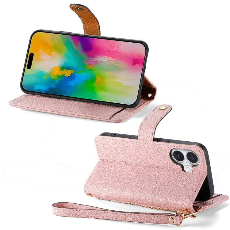 Love Zipper Lanyard Leather Phone Case, For iPhone 16, For iPhone 15 Pro Max, For iPhone 15 Pro, For iPhone 15 Plus, For iPhone 15, For iPhone 14 Plus, For iPhone 14, For iPhone 14 Pro
