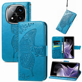 Butterfly Love Flower Embossed Leather Phone Case, For Xiaomi 15, For Xiaomi Redmi Note 14 5G, For Xiaomi Redmi Note 14 Pro+ 5G, For Xiaomi Redmi Note 14 Pro 5G, For Xiaomi Redmi 13 4G, For Xiaomi Redmi Turbo 3 5G