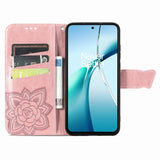 Butterfly Love Flower Embossed Leather Phone Case, For Xiaomi 15, For Xiaomi Redmi Note 14 5G, For Xiaomi Redmi Note 14 Pro+ 5G, For Xiaomi Redmi Note 14 Pro 5G, For Xiaomi Redmi 13 4G, For Xiaomi Redmi Turbo 3 5G