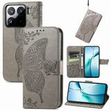 Butterfly Love Flower Embossed Leather Phone Case, For Xiaomi 17, For Xiaomi Poco M7 4G 169mm, For Xiaomi 15T Pro, For Xiaomi 15T, For Xiaomi 15 Ultra, For Xiaomi 15 Pro