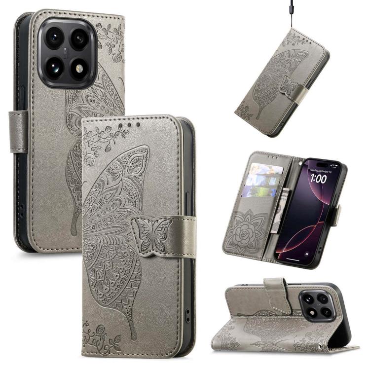 Butterfly Love Flower Embossed Leather Phone Case, For Xiaomi 17, For Xiaomi Poco M7 4G 169mm, For Xiaomi 15T Pro, For Xiaomi 15T, For Xiaomi 15 Ultra, For Xiaomi 15 Pro