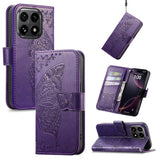 Butterfly Love Flower Embossed Leather Phone Case, For Xiaomi 17, For Xiaomi Poco M7 4G 169mm, For Xiaomi 15T Pro, For Xiaomi 15T, For Xiaomi 15 Ultra, For Xiaomi 15 Pro