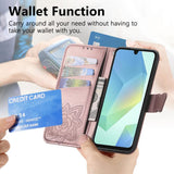 Butterfly Love Flower Embossed Leather Phone Case, For Xiaomi 17, For Xiaomi Poco M7 4G 169mm, For Xiaomi 15T Pro, For Xiaomi 15T, For Xiaomi 15 Ultra, For Xiaomi 15 Pro