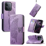 Butterfly Love Flower Embossed Leather Phone Case, For Xiaomi Redmi Note 12R, For Xiaomi 13T, For Redmi 15C 5G / 4G Glodal 171mm