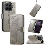 Butterfly Love Flower Embossed Leather Phone Case, For Xiaomi 17, For Xiaomi Poco M7 4G 169mm, For Xiaomi 15T Pro, For Xiaomi 15T, For Xiaomi 15 Ultra, For Xiaomi 15 Pro