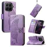 Butterfly Love Flower Embossed Leather Phone Case, For Xiaomi 17, For Xiaomi Poco M7 4G 169mm, For Xiaomi 15T Pro, For Xiaomi 15T, For Xiaomi 15 Ultra, For Xiaomi 15 Pro