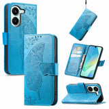 Butterfly Love Flower Embossed Leather Phone Case, For Xiaomi Poco X8 Pro Max 5G, For Xiaomi Poco X8 Pro 5G, For Redmi Turbo 5 Max 5G, For Redmi Turbo 5 5G, For Xiaomi 17 Pro Max, For Xiaomi 17 Pro