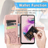Butterfly Love Flower Embossed Leather Phone Case, For Xiaomi 15, For Xiaomi Redmi Note 14 5G, For Xiaomi Redmi Note 14 Pro+ 5G, For Xiaomi Redmi Note 14 Pro 5G, For Xiaomi Redmi 13 4G, For Xiaomi Redmi Turbo 3 5G