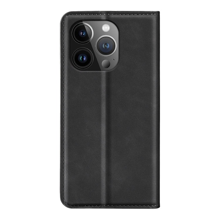 Retro-skin Magnetic Suction Leather Phone Case, For iPhone 15 Pro Max, For iPhone 15 Pro, For iPhone 15 Plus, For iPhone 15