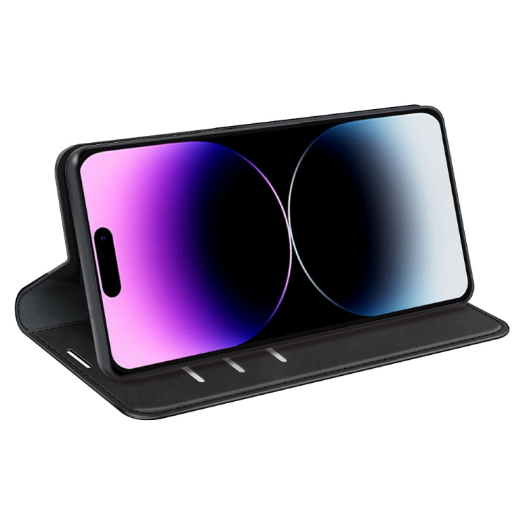Retro-skin Magnetic Suction Leather Phone Case, For iPhone 15 Pro Max, For iPhone 15 Pro, For iPhone 15 Plus, For iPhone 15