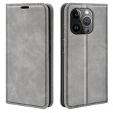 Retro-skin Magnetic Suction Leather Phone Case, For iPhone 15 Pro Max, For iPhone 15 Pro, For iPhone 15 Plus, For iPhone 15