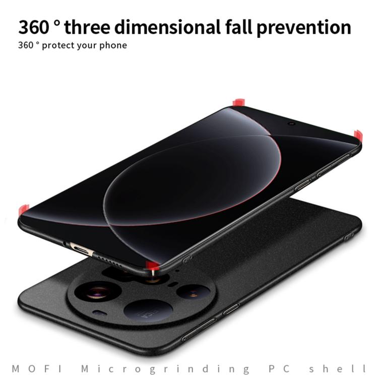 MOFI Fandun Series Frosted PC Ultra-thin All-inclusive Phone Case, For Xiaomi 15 Ultra, For Redmi Turbo4 Pro, For Xiaomi Redmi K80 Pro, For Xiaomi Redmi K80, For Xiaomi Redmi Note 14 Pro+, For Xiaomi Redmi Note 14 Pro, For Redmi Note 14, For Xiaomi 15 ...