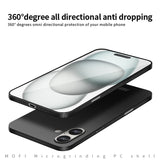 MOFI Frosted PC Ultra-thin Hard Phone Case, For iPhone 16 Plus, For iPhone 16, For iPhone 15 Pro Max, For iPhone 15 Pro, For iPhone 15 Plus, For iPhone 15, For iPhone 17e / 16e