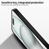 MOFI Frosted PC Ultra-thin Hard Phone Case, For iPhone 16 Plus, For iPhone 16, For iPhone 15 Pro Max, For iPhone 15 Pro, For iPhone 15 Plus, For iPhone 15, For iPhone 17e / 16e