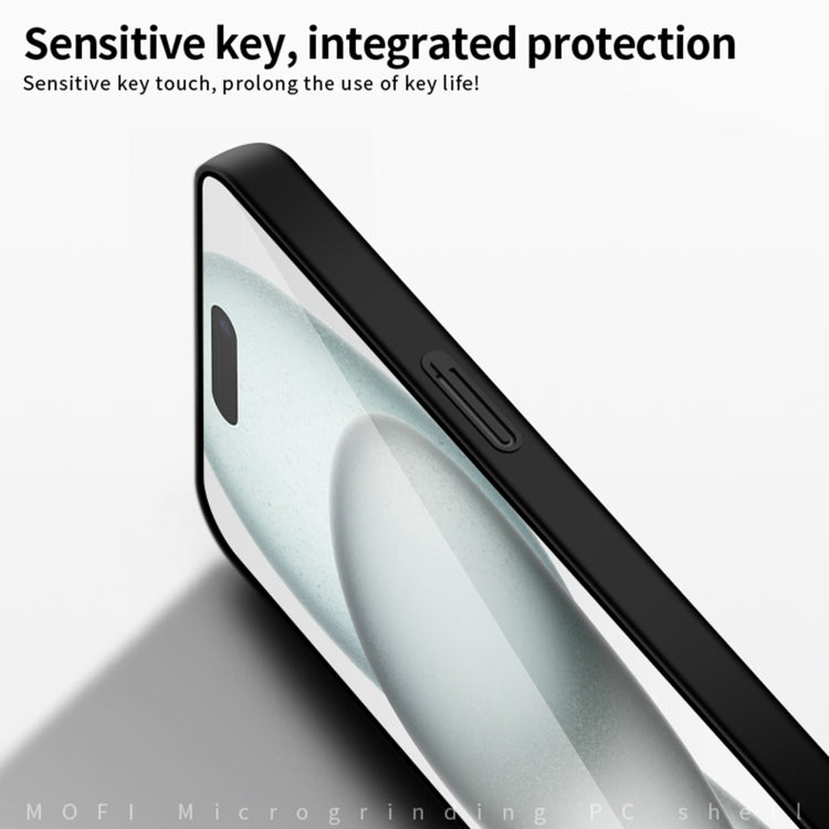 MOFI Frosted PC Ultra-thin Hard Phone Case, For iPhone 16 Plus, For iPhone 16, For iPhone 15 Pro Max, For iPhone 15 Pro, For iPhone 15 Plus, For iPhone 15, For iPhone 17e / 16e