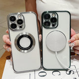 Electroplating Magsafe TPU Phone Case, For iPhone 15, For iPhone 14 Plus, For iPhone 14, For iPhone 14 Pro, For iPhone 14 Pro Max, For iPhone 13 Pro Max