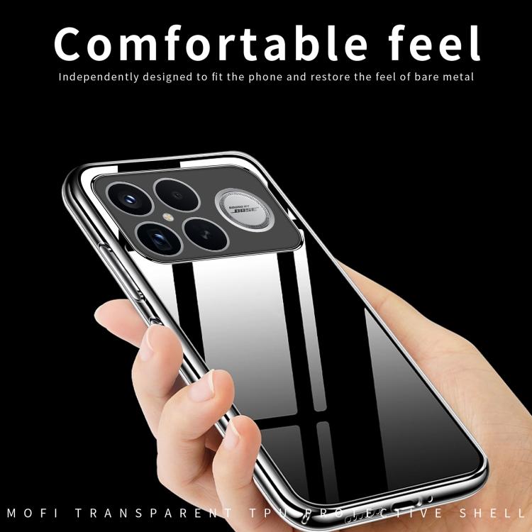 MOFI Ming Series Ultra-thin TPU Phone Case, For Redmi K90 Pro Max / Poco F8 Ultra, For Xiaomi Redmi K90, For Xiaomi Poco F8 Pro, For Redmi 15 5G Global / 15 4G SEA 169.5mm, For Xiaomi Redmi K70 / K70 Pro, For Xiaomi Redmi 12R / Note 12R