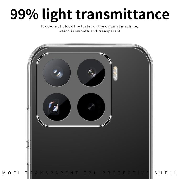 MOFI Ming Series Ultra-thin TPU Phone Case, For Xiaomi 17T, For Redmi Turbo 5 Max / Poco X8 Pro Max 5G, For Redmi Note 15 Pro+ 5G Global 163.3mm, For Redmi Note 15 4G / 5G Global 164mm, For Xiaomi 17 Ultra, For Redmi K90 Pro Max / Poco F8 Ultra        ...