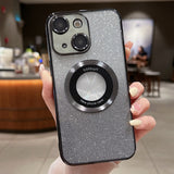 Gradient Glitter Electroplating MagSafe TPU Phone Case, For iPhone 14, For iPhone 14 Pro, For iPhone 14 Pro Max, For iPhone 13 Pro Max, For iPhone 13 Pro, For iPhone 13