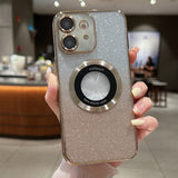 Gradient Glitter Electroplating MagSafe TPU Phone Case, For iPhone 12, For iPhone 12 Pro Max, For iPhone 12 Pro, For iPhone 11 Pro Max, For iPhone 11, For iPhone 11 Pro