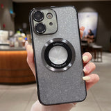 Gradient Glitter Electroplating MagSafe TPU Phone Case, For iPhone 12, For iPhone 12 Pro Max, For iPhone 12 Pro, For iPhone 11 Pro Max, For iPhone 11, For iPhone 11 Pro
