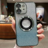 Gradient Glitter Electroplating MagSafe TPU Phone Case, For iPhone 12, For iPhone 12 Pro Max, For iPhone 12 Pro, For iPhone 11 Pro Max, For iPhone 11, For iPhone 11 Pro