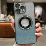 Gradient Glitter Electroplating MagSafe TPU Phone Case, For iPhone 12, For iPhone 12 Pro Max, For iPhone 12 Pro, For iPhone 11 Pro Max, For iPhone 11, For iPhone 11 Pro