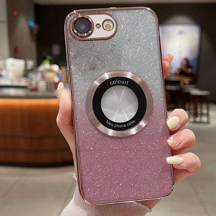 Gradient Glitter Electroplating MagSafe TPU Phone Case, For iPhone 17e / 16e, For iPhone 17 Pro Max, For iPhone 17 Pro, For iPhone 17, For iPhone Air, For iPhone 16 Pro Max