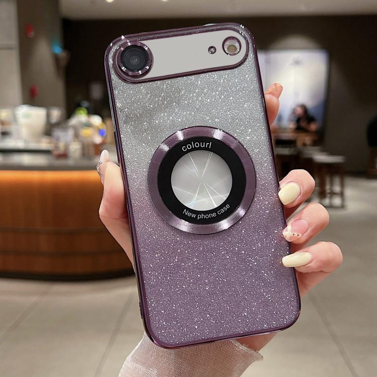 Gradient Glitter Electroplating MagSafe TPU Phone Case, For iPhone 17e / 16e, For iPhone 17 Pro Max, For iPhone 17 Pro, For iPhone 17, For iPhone Air, For iPhone 16 Pro Max