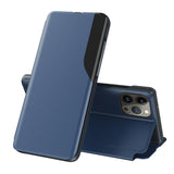 Side Display Flip Leather Phone Case, For iPhone 16, For iPhone 15 Pro Max, For iPhone 15 Pro, For iPhone 15 Plus, For iPhone 15