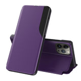 Side Display Flip Leather Phone Case, For iPhone 16, For iPhone 15 Pro Max, For iPhone 15 Pro, For iPhone 15 Plus, For iPhone 15