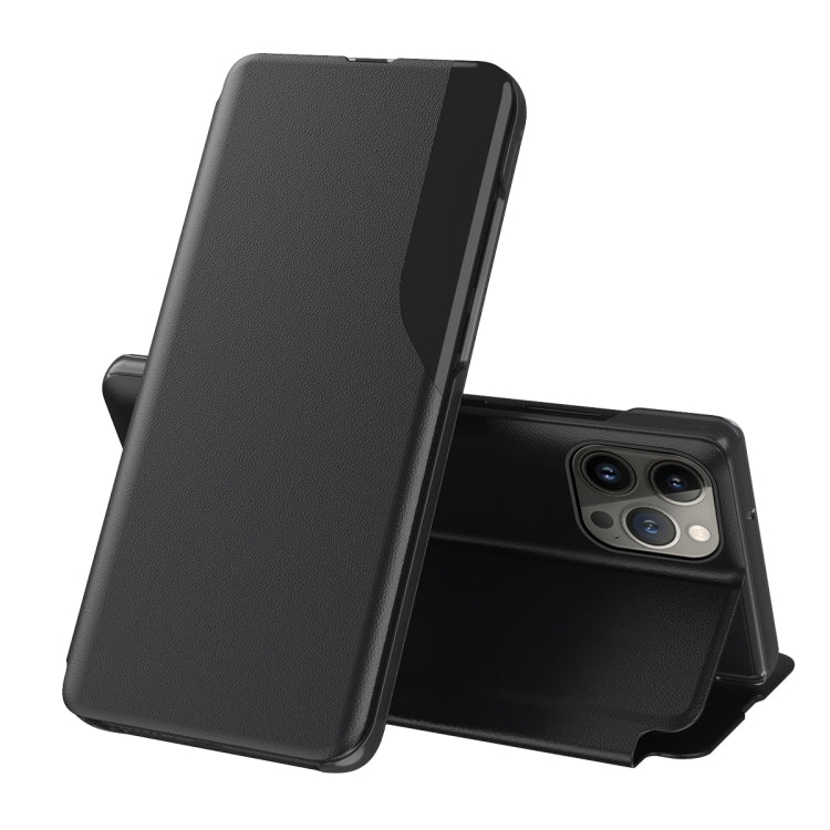 Side Display Flip Leather Phone Case, For iPhone 16, For iPhone 15 Pro Max, For iPhone 15 Pro, For iPhone 15 Plus, For iPhone 15