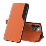 Side Display Flip Leather Phone Case, For iPhone 16, For iPhone 15 Pro Max, For iPhone 15 Pro, For iPhone 15 Plus, For iPhone 15