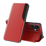 Side Display Flip Leather Phone Case, For iPhone 16, For iPhone 15 Pro Max, For iPhone 15 Pro, For iPhone 15 Plus, For iPhone 15