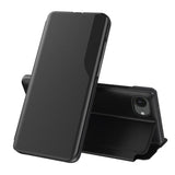 Side Display Flip Leather Phone Case, For iPhone 17e / 16e, For iPhone 17 Pro Max, For iPhone 17 Pro, For iPhone 17, For iPhone Air, For iPhone 16 Pro Max, For iPhone 16 Pro, For iPhone 16 Plus