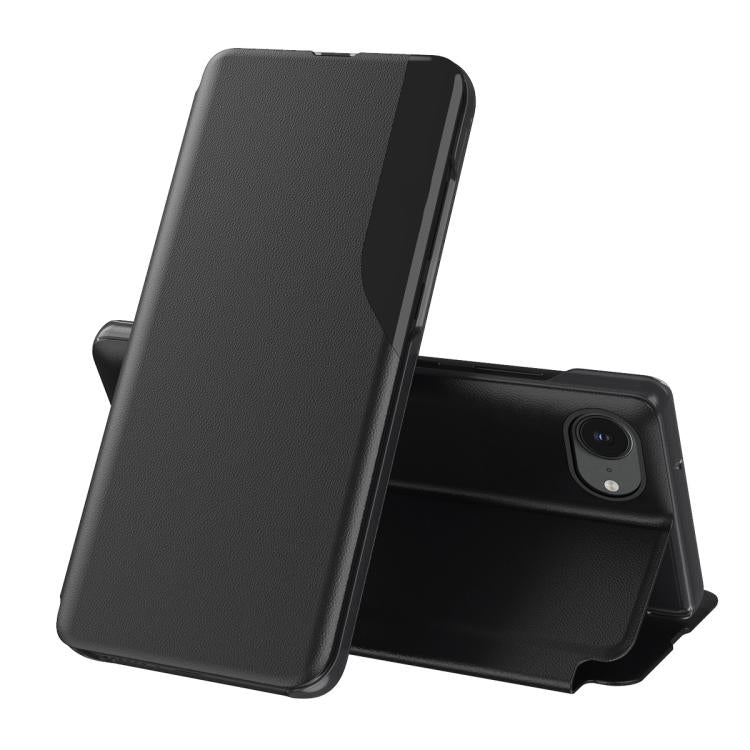 Side Display Flip Leather Phone Case, For iPhone 17e / 16e, For iPhone 17 Pro Max, For iPhone 17 Pro, For iPhone 17, For iPhone Air, For iPhone 16 Pro Max, For iPhone 16 Pro, For iPhone 16 Plus