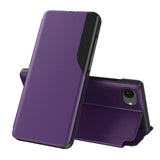 Side Display Flip Leather Phone Case, For iPhone 17e / 16e, For iPhone 17 Pro Max, For iPhone 17 Pro, For iPhone 17, For iPhone Air, For iPhone 16 Pro Max, For iPhone 16 Pro, For iPhone 16 Plus