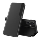 Side Display Flip Leather Phone Case, For iPhone 17e / 16e, For iPhone 17 Pro Max, For iPhone 17 Pro, For iPhone 17, For iPhone Air, For iPhone 16 Pro Max, For iPhone 16 Pro, For iPhone 16 Plus