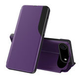 Side Display Flip Leather Phone Case, For iPhone 17e / 16e, For iPhone 17 Pro Max, For iPhone 17 Pro, For iPhone 17, For iPhone Air, For iPhone 16 Pro Max, For iPhone 16 Pro, For iPhone 16 Plus