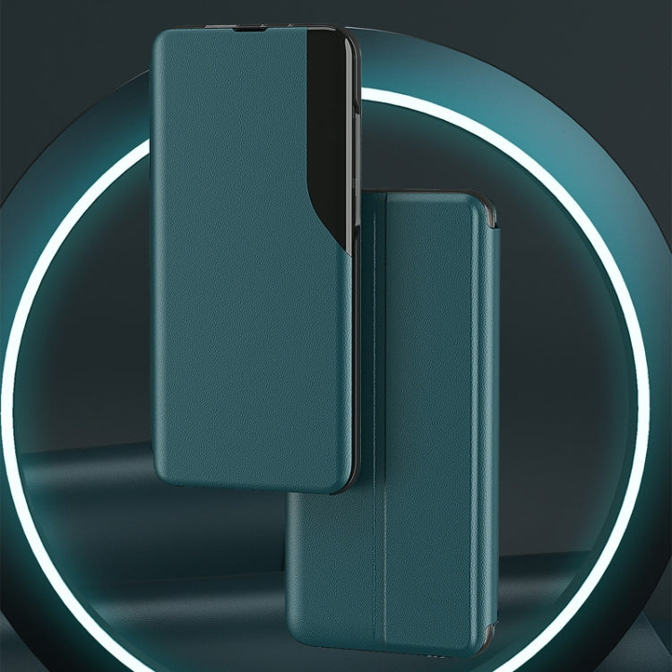 Side Display Flip Leather Phone Case, For iPhone 17e / 16e, For iPhone 17 Pro Max, For iPhone 17 Pro, For iPhone 17, For iPhone Air, For iPhone 16 Pro Max, For iPhone 16 Pro, For iPhone 16 Plus