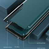 Side Display Flip Leather Phone Case, For iPhone 16, For iPhone 15 Pro Max, For iPhone 15 Pro, For iPhone 15 Plus, For iPhone 15