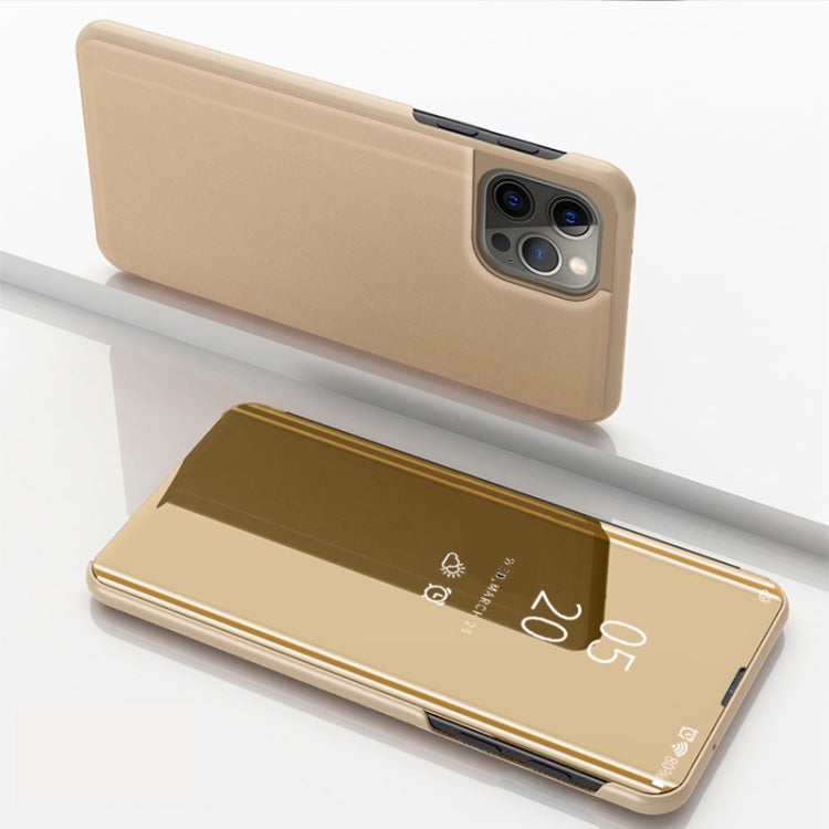 Plated Mirror Horizontal Flip Leather Phone Case with Holder, For iPhone 16 Pro, For iPhone 16 Plus, For iPhone 16, For iPhone 15 Pro Max, For iPhone 15 Pro, For iPhone 15 Plus