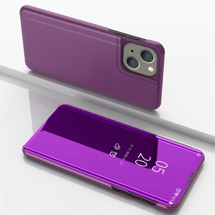 Plated Mirror Horizontal Flip Leather Phone Case with Holder, For iPhone 16 Pro, For iPhone 16 Plus, For iPhone 16, For iPhone 15 Pro Max, For iPhone 15 Pro, For iPhone 15 Plus