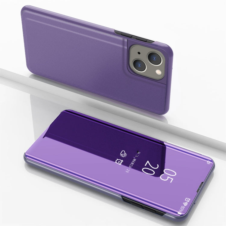 Plated Mirror Horizontal Flip Leather Phone Case with Holder, For iPhone 16 Pro, For iPhone 16 Plus, For iPhone 16, For iPhone 15 Pro Max, For iPhone 15 Pro, For iPhone 15 Plus