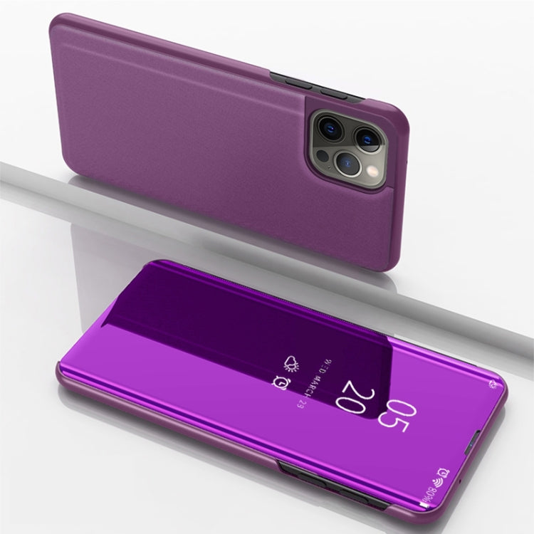 Plated Mirror Horizontal Flip Leather Phone Case with Holder, For iPhone 16 Pro, For iPhone 16 Plus, For iPhone 16, For iPhone 15 Pro Max, For iPhone 15 Pro, For iPhone 15 Plus