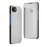 Plated Mirror Horizontal Flip Leather Phone Case with Holder, For iPhone 17e / 16e, For iPhone 17 Pro Max, For iPhone 17 Pro, For iPhone 17, For iPhone Air, For iPhone 16 Pro Max